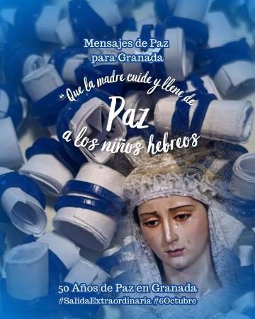 Cofradía Borriquilla Granada: ALELUYAS Y MENSAJES DE PAZ PARA GRANADA