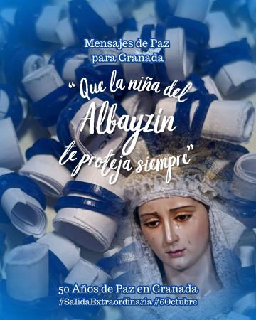 Cofradía Borriquilla Granada: ALELUYAS Y MENSAJES DE PAZ PARA GRANADA