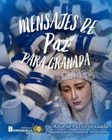 Cofradía Borriquilla Granada: ALELUYAS Y MENSAJES DE PAZ PARA GRANADA