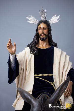 Cofradía Borriquilla Granada: JESÚS DE LA ENTRADA EN JERUSALÉN TRAS SU RESTAURACIÓN POR D. JULIO ALCARAZ