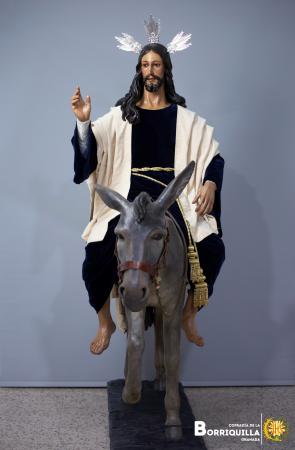 Cofradía Borriquilla Granada: JESÚS DE LA ENTRADA EN JERUSALÉN TRAS SU RESTAURACIÓN POR D. JULIO ALCARAZ