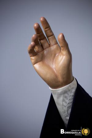 Cofradía Borriquilla Granada: JESÚS DE LA ENTRADA EN JERUSALÉN TRAS SU RESTAURACIÓN POR D. JULIO ALCARAZ