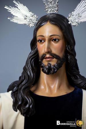 Cofradía Borriquilla Granada: JESÚS DE LA ENTRADA EN JERUSALÉN TRAS SU RESTAURACIÓN POR D. JULIO ALCARAZ