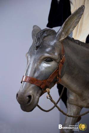 Cofradía Borriquilla Granada: JESÚS DE LA ENTRADA EN JERUSALÉN TRAS SU RESTAURACIÓN POR D. JULIO ALCARAZ