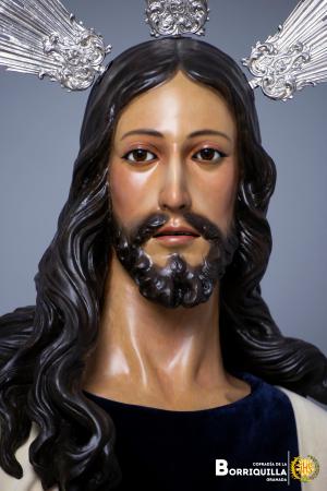 Cofradía Borriquilla Granada: JESÚS DE LA ENTRADA EN JERUSALÉN TRAS SU RESTAURACIÓN POR D. JULIO ALCARAZ