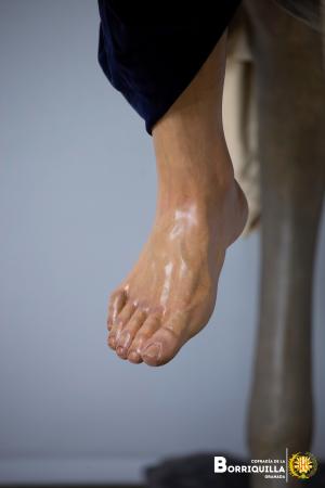 Cofradía Borriquilla Granada: JESÚS DE LA ENTRADA EN JERUSALÉN TRAS SU RESTAURACIÓN POR D. JULIO ALCARAZ