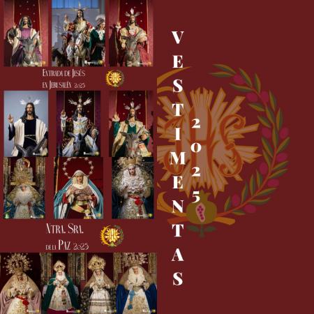 Cofradía Borriquilla Granada: RECUERDOS DE LAS VESTIMENTAS DEL 2025