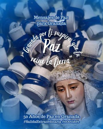 Cofradía Borriquilla Granada: ALELUYAS Y MENSAJES DE PAZ PARA GRANADA