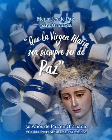 Cofradía Borriquilla Granada: ALELUYAS Y MENSAJES DE PAZ PARA GRANADA