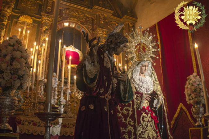 Cofradía Borriquilla Granada: BESAMANOS DE NUESTRA SEÑORA DE LA PAZ EN SU FESTIVIDAD 2016