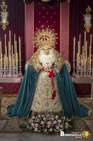 Cofradía Borriquilla Granada: ALTAR FESTIVIDAD NTRA. SRA. DE LA PAZ 2023