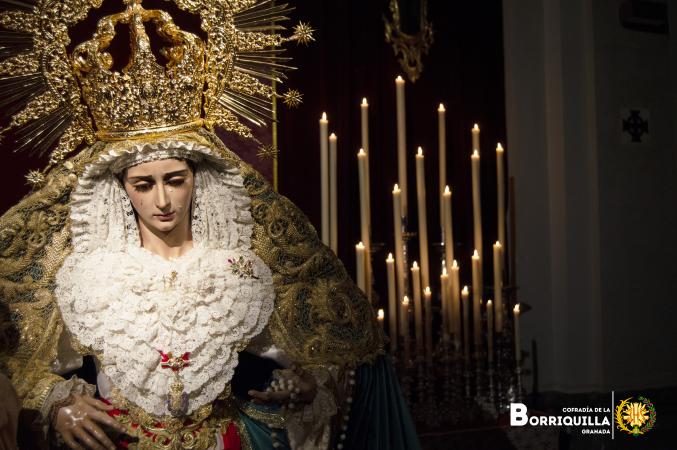 Cofradía Borriquilla Granada: ALTAR FESTIVIDAD NTRA. SRA. DE LA PAZ 2023