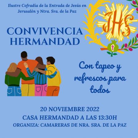 Cofradía Borriquilla Granada: CONVIVENCIA EN HERMANDAD 20 DE NOVIEMBRE 2022