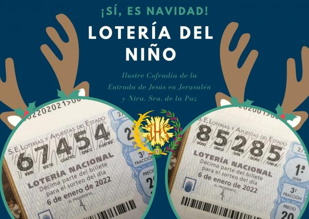Cofradía Borriquilla Granada: LOTERÍA DEL NIÑO 2022