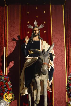 Cofradía Borriquilla Granada: Jesús en la entrada en Jerusalén Diciembre 2021