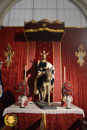 Cofradía Borriquilla Granada: Jesús en la entrada en Jerusalén Diciembre 2021
