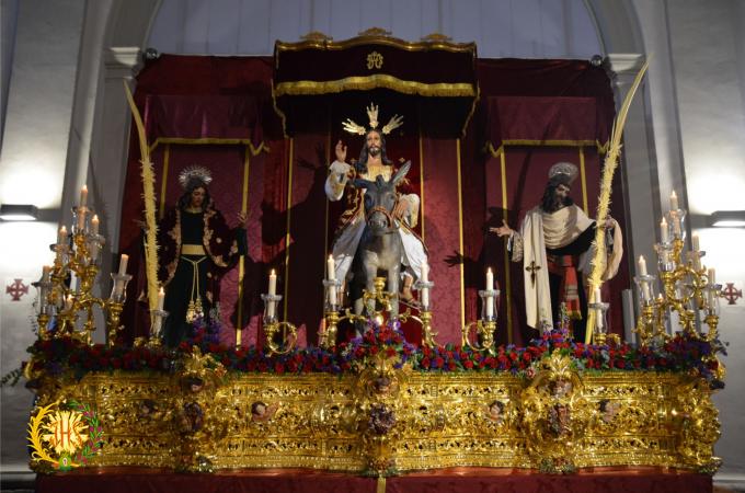 Cofradía Borriquilla Granada: Jesús en la entrada en Jerusalén Semana Santa 2021