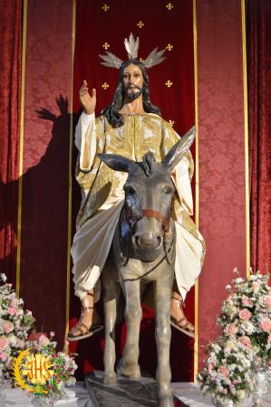 Cofradía Borriquilla Granada: Jesús en la entrada en Jerusalén Pascua 2021