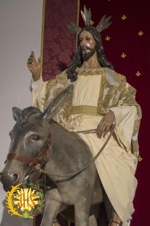 Cofradía Borriquilla Granada: Jesús en la entrada en Jerusalén Diciembre 2020