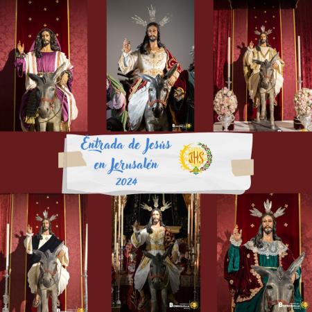 Cofradía Borriquilla Granada: VESTIMENTAS DE NUESTROS SAGRADOS TITULARES EN EL 2024
