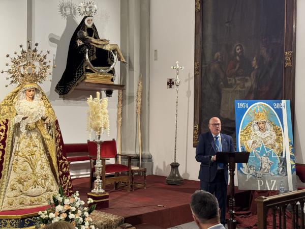 Cofradía Borriquilla Granada: PAZ PARA GRANADA Y EL MUNDO. EXALTACIÓN DEL CINCUENTENARIO DE LA VIRGEN DE LA PAZ