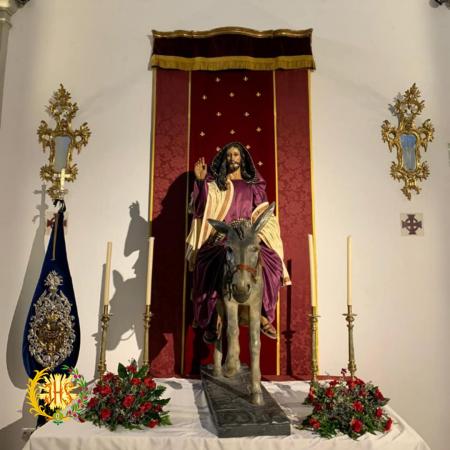Cofradía Borriquilla Granada: Jesús en la entrada en Jerusalén Cuaresma 2020