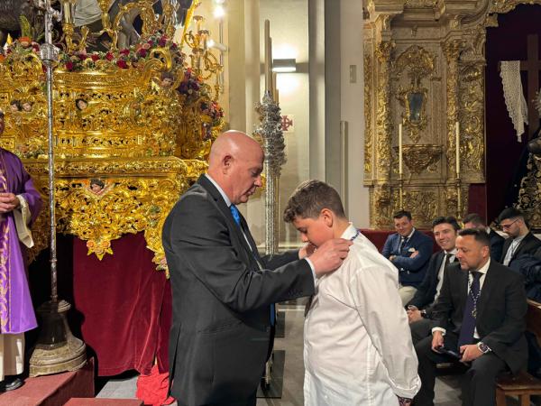 Cofradía Borriquilla Granada: IMPOSICIÓN DE MEDALLAS NUEVOS HERMAN@S 2024