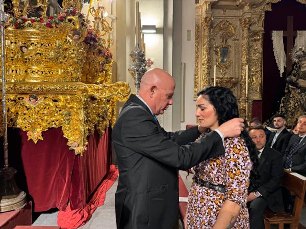 Cofradía Borriquilla Granada: IMPOSICIÓN DE MEDALLAS NUEVOS HERMAN@S 2024
