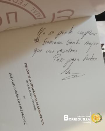Cofradía Borriquilla Granada: PREGÓN SEMANA SANTA 2025 - 