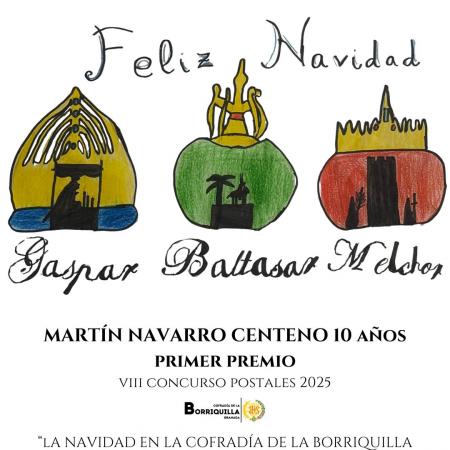 Cofradía Borriquilla Granada: GANADORES DEL VIII POSTALES DE NAVIDAD 2025