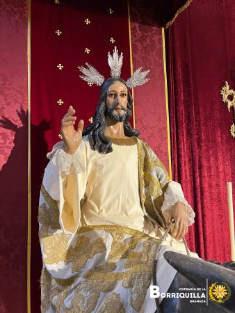 Cofradía Borriquilla Granada: Jesús de la entrada en Jerusalén Pascua 2023
