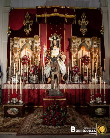 Cofradía Borriquilla Granada: ALTAR CRISTO REY DEL UNIVERSO