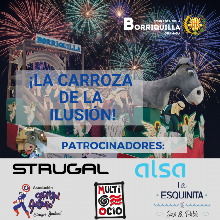 Cofradía Borriquilla Granada: LA CARROZA DE LA ILUSIÓN Y LA MAGIA EN LA CABALGATA DE LOS REYES MAGOS 2026
