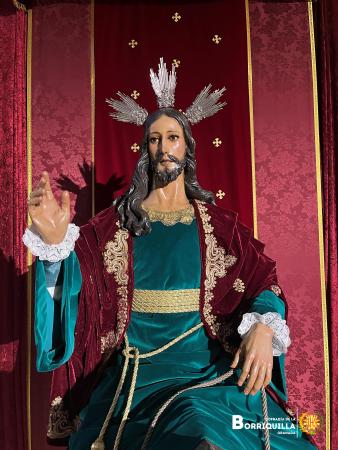 Cofradía Borriquilla Granada: Jesús de la entrada en Jerusalén tiempo estival 2023