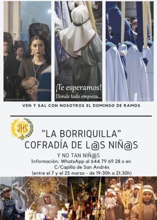 Cofradía Borriquilla Granada: REPARTO DE TARJETAS DE SITIO Y HÁBITOS PARA LA ESTACIÓN DE PENITENCIA  DEL DOMINGO DE RAMOS DEL 2022