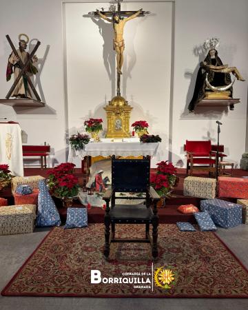 Cofradía Borriquilla Granada: EL REY GASPAR Y SUS PAJES HAN VISITADO SAN ANDRÉS