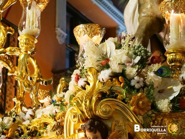Cofradía Borriquilla Granada: FLOR DEL PASO DE MISTERIO PARA LA PROCESIÓN "LA PASIÓN SEGÚN GRANADA PARA LA NUEVA EVANGELIZACIÓN"