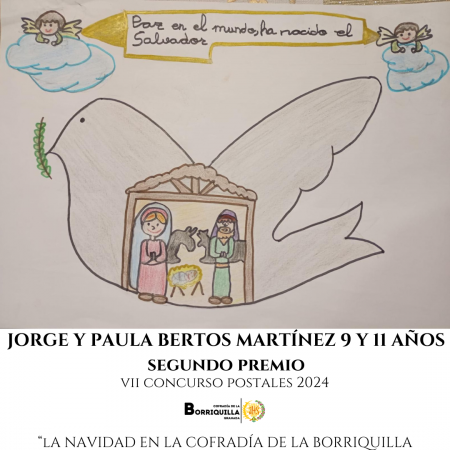 Cofradía Borriquilla Granada: GANADORES DEL VII CONCURSO DE POSTALES DE NAVIDAD 2024