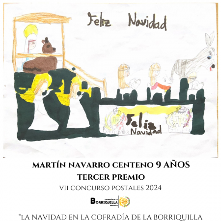 Cofradía Borriquilla Granada: GANADORES DEL VII CONCURSO DE POSTALES DE NAVIDAD 2024
