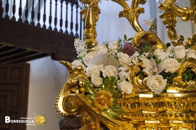 Cofradía Borriquilla Granada: FLOR DEL PASO DE MISTERIO PARA LA PROCESIÓN "LA PASIÓN SEGÚN GRANADA PARA LA NUEVA EVANGELIZACIÓN"