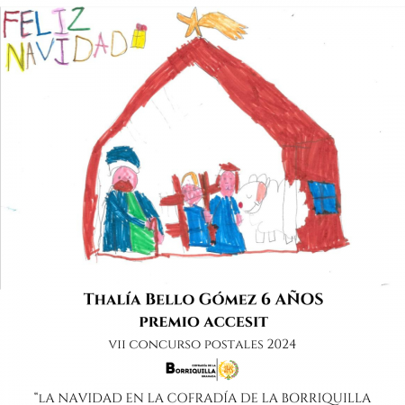 Cofradía Borriquilla Granada: GANADORES DEL VII CONCURSO DE POSTALES DE NAVIDAD 2024