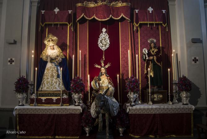 Cofradía Borriquilla Granada: TRIDUO EN HONOR A JESÚS DE LA ENTRADA EN JERUSALÉN, FUNCIÓN SOLEMNE POR LA FESTIVIDAD DE CRISTO REY y BESAMANOS  2018
