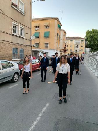 Cofradía Borriquilla Granada: NUESTRO GRUPO JOVEN PARTICIPA EN EL I VÍA LUCIS DE LA JUVENTUD COFRADE