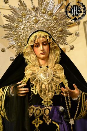 Cofradía Borriquilla Granada: NUESTRA SEÑORA DE LA PAZ VESTIDA DE LUTO 2013