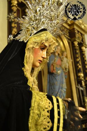 Cofradía Borriquilla Granada: NUESTRA SEÑORA DE LA PAZ VESTIDA DE LUTO 2013
