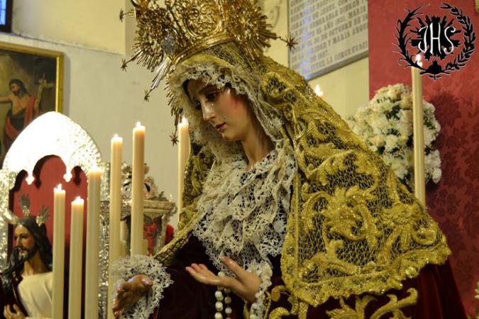 Cofradía Borriquilla Granada: DEVOTO BESAMANOS EN HONOR A NUESTRA SEÑORA DE LA PAZ EN SU FESTIVIDAD 2014