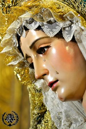 Cofradía Borriquilla Granada: REINA DE LA PAZ EN BESAMANOS. AÑO 2015