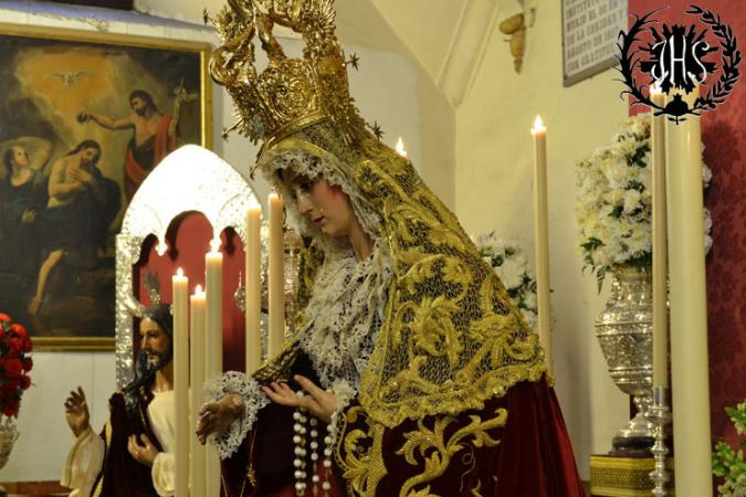 Cofradía Borriquilla Granada: DEVOTO BESAMANOS EN HONOR A NUESTRA SEÑORA DE LA PAZ EN SU FESTIVIDAD 2014