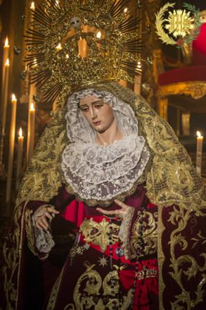 Cofradía Borriquilla Granada: BESAMANOS DE NUESTRA SEÑORA DE LA PAZ EN SU FESTIVIDAD 2016