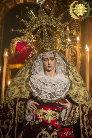 Cofradía Borriquilla Granada: BESAMANOS DE NUESTRA SEÑORA DE LA PAZ EN SU FESTIVIDAD 2016